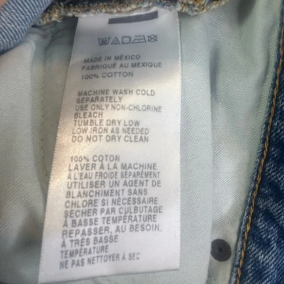 NEW BDG Slim BF Boy Friend Medium Wash Denim Jean Size 26 W Blue Low Rise - Picture 10 of 11